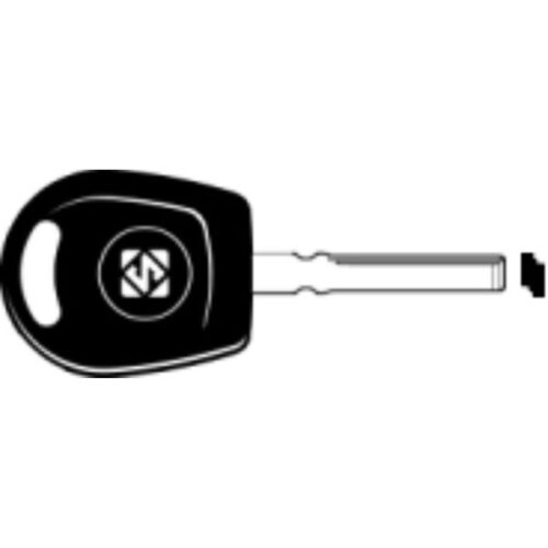 HU116TE    CHIAVE TRANSPONDER NO CHIP HUF