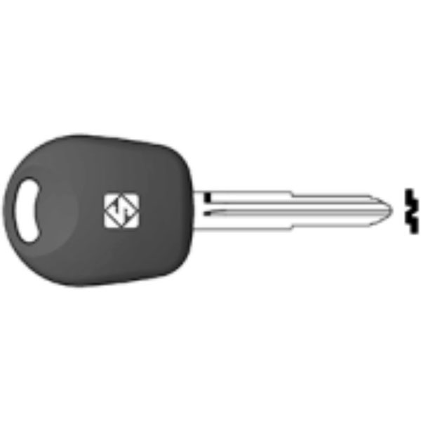 SSY2TE     CHIAVE TRANSPONDER NO CHIP SSANGYONG