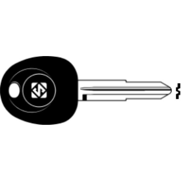 SSY4RTE    CHIAVE TRANSPONDER NO CHIP SSANGYONG