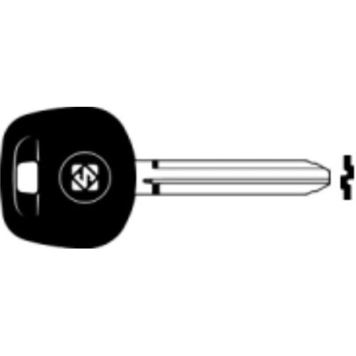 TOY43RATE  CHIAVE TRANSPONDER NO CHIP TOYOTA