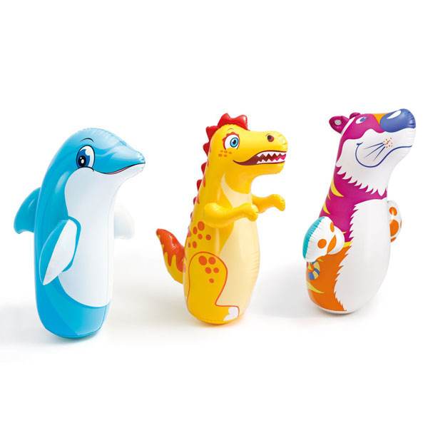 GIOCO GONFIABILE PUNCHING BALL ANIMALI  h 94 INTEX