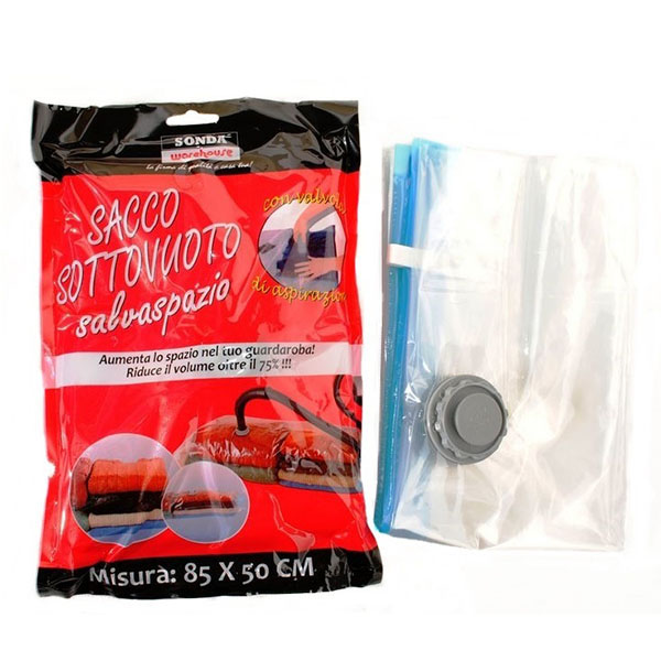 SACCO ABITI SOTTOVUOTO 85x50 SONDA
