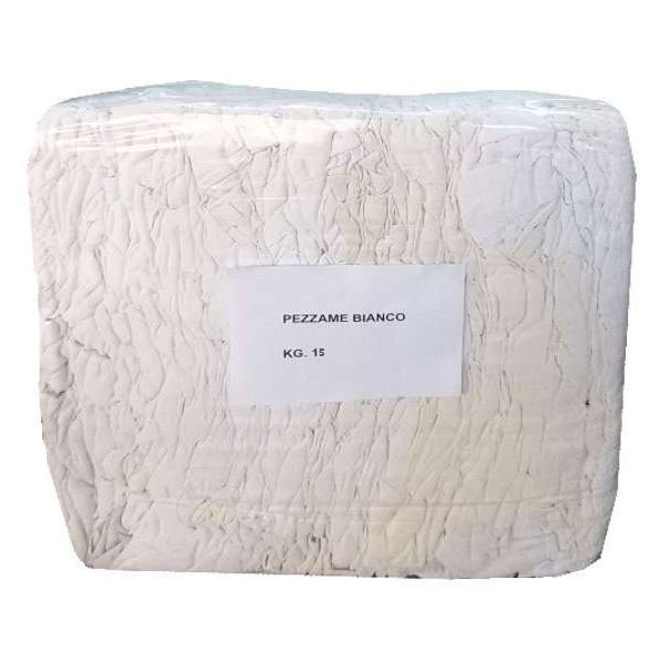 TESSUTO STRACCIO BIANCO LENZUOLA             kg 15