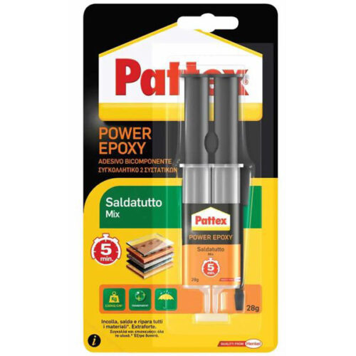 ADESIVO BICOMPONENTE SALDATATUTTO MIX g 28  PATTEX