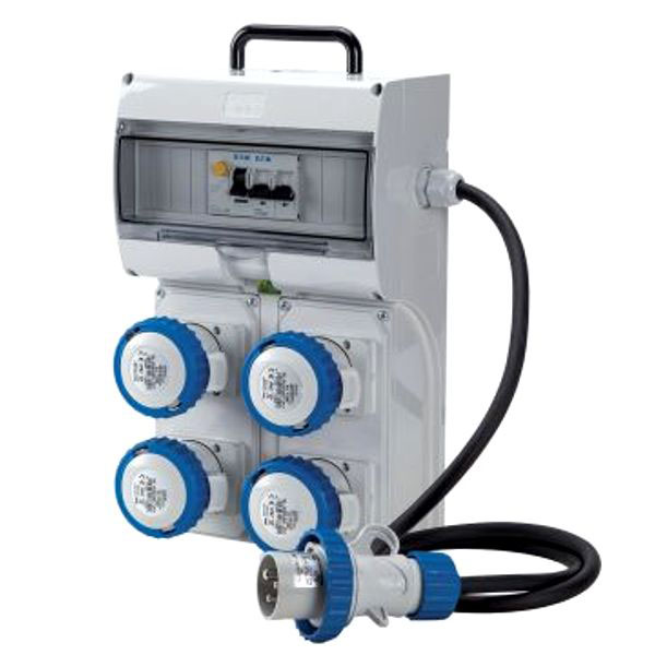 QUADRO 4x2PT CEE 16A IP65 m 1,5 74119 FME