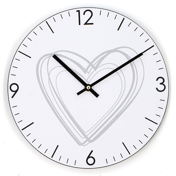 OROLOGIO MURO CUORE A MATITA    cm  30  XTRA 12492