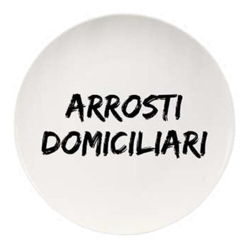 PIATTO CERAMICA PIANO ARROSTI DOMICIL.cm 26,5 SOOR