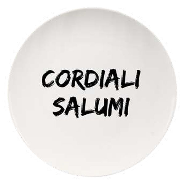 PIATTO CERAMICA PIANO CORDIALI SALUMI cm 26,5 SOOR