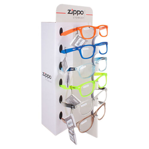 ESPOSITORE OCCHIALI SOLE FOTOCROM.Pz 6 FLUO6 ZIPPO