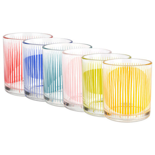 BICCHIERE ACQUA GROOVY         cc 250 Pz 6 DECOVER