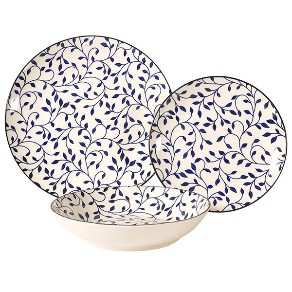 SERVIZIO PIATTI PORCELL.GELSOMINO Pz 18 XTRA 12572