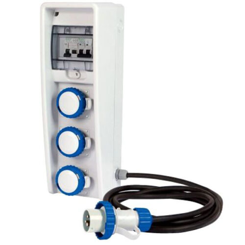 QUADRO 3x2PT CEE 16A IP67 m 1,5          74127 FME