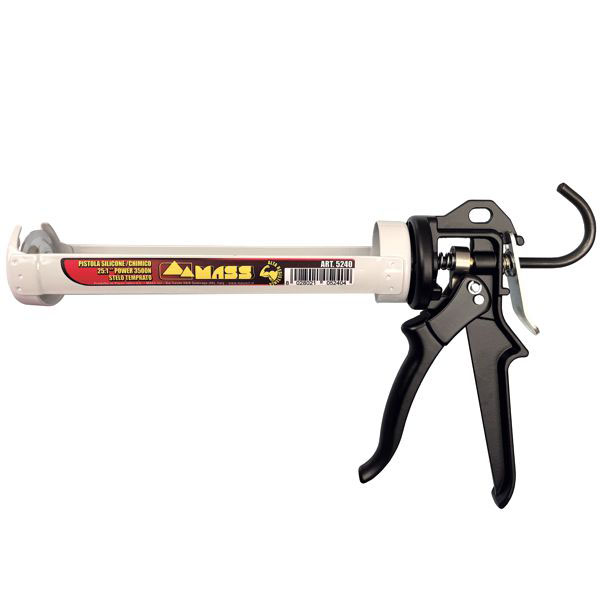PISTOLA SILICONE APERTA PROFESS. WHITE   5240 MASS