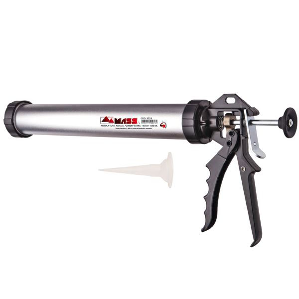 PISTOLA SILICONE INDUSTRIALE ALU TUBE 5233 MASS