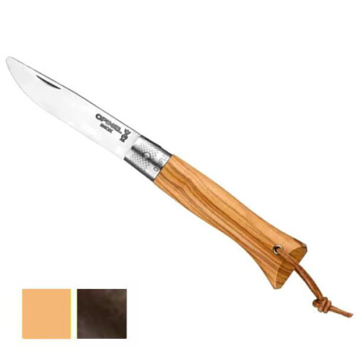 COLTELLO OPIFLEX  INOX N. 6 NEO6 NOCE SCURO OPINEL