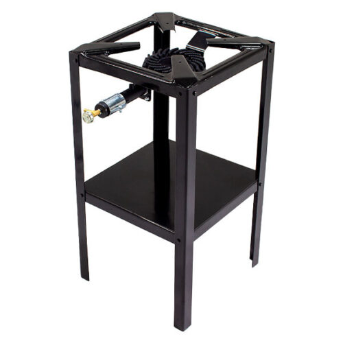 FORNELLONE GAS GPL 4 PIEDI ACCIAIO 40x40 ALTO OMAC