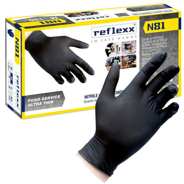 GUANTI NITRILE N81 POWDER FREE L    Pz 100 REFLEXX