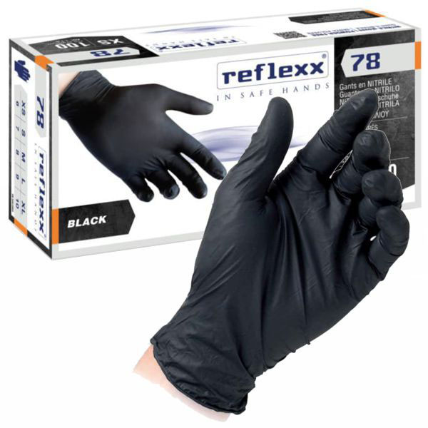 GUANTI NITRILE R78 POWDER FREE L    Pz 100 REFLEXX