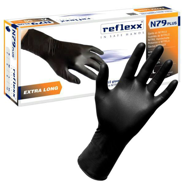 GUANTI NITRILE N79P POWDER FREE L   Pz  50 REFLEXX