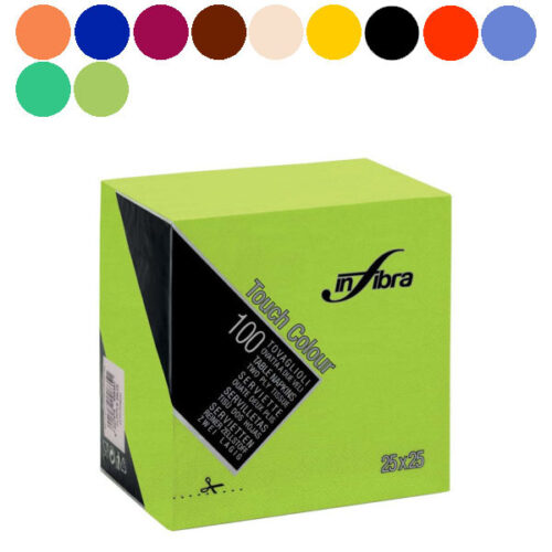 TOVAGLIOLO 2V TOUCH VERDE FOR.Pz 100 25x25 INFIBRA