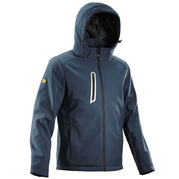 GIACCA SOFTSHELL BLU M         PADDED SAIL DIADORA