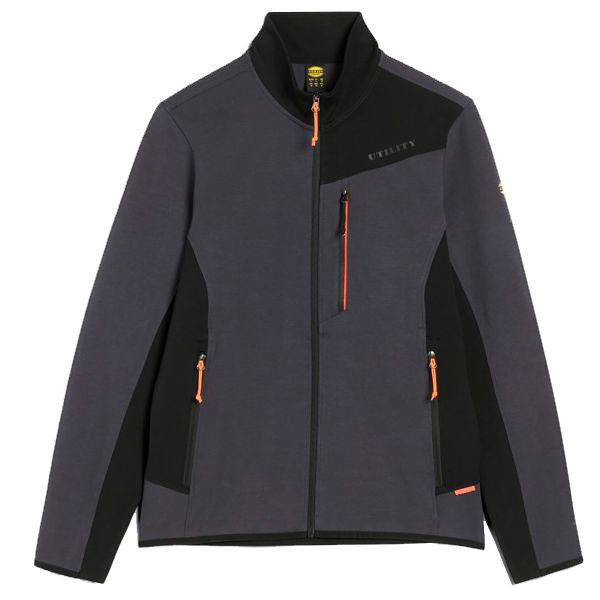 FELPA SWEATSHIRT GRIGIO MAGNETE L   SHADOW DIADORA