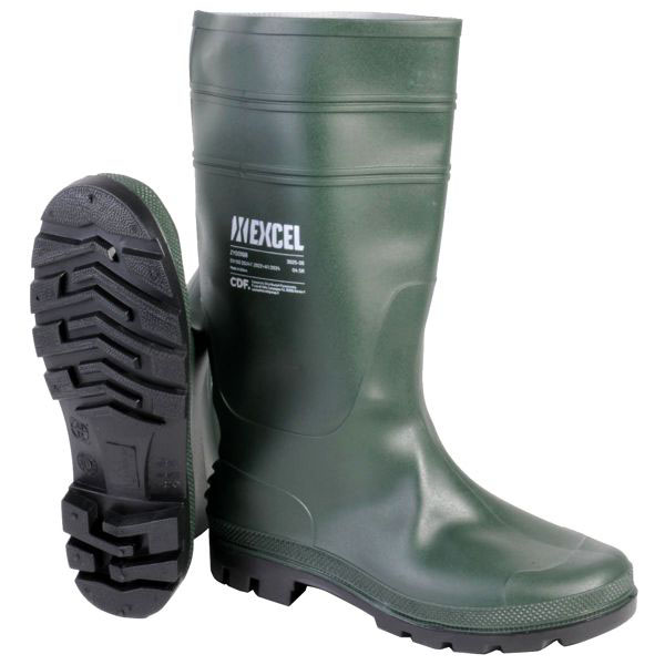 STIVALI PVC GINOCCHIO 45 VERDE         EXCEL 12154