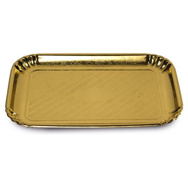 VASSOIO CARTA PORTATA ORO      23×31 Pz 3 GUARDINI