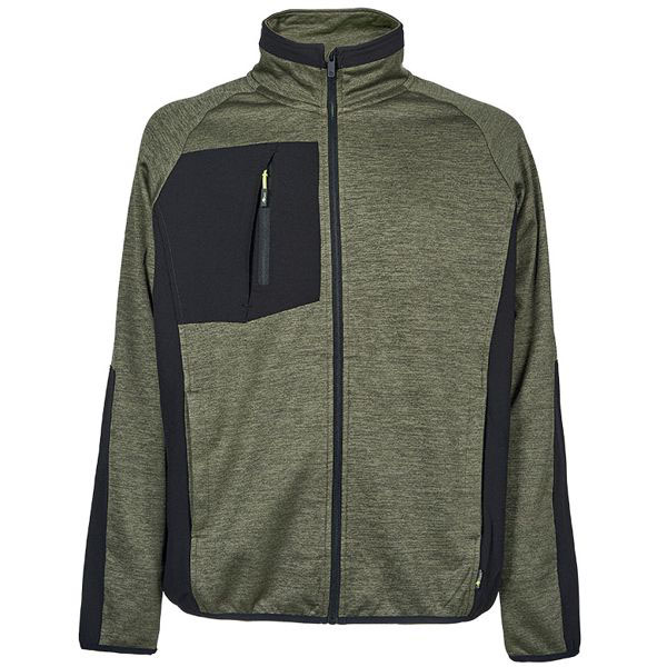 FELPA ZIP LUNGA DARK GREEN XXL         HULL UPOWER