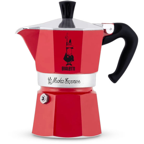 CAFFETTIERA MOKA EXPRESS ROSSA Tz 3 BIALETTI