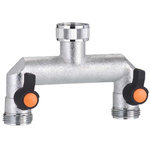 PRESA 2 RUBINETTI 3/4F + 3/4M    METAL 9601 CLABER