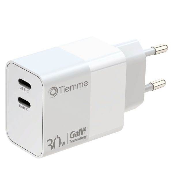 CARICABATTERIE 2 USB-C watt 30         4022 TIEMME