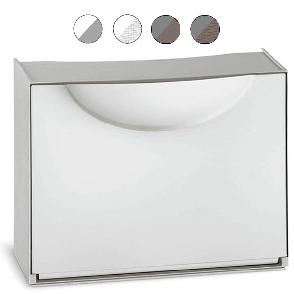 SCARPIERA HARMONY BIANCO RATTAN 51x19 h 39 TERRY