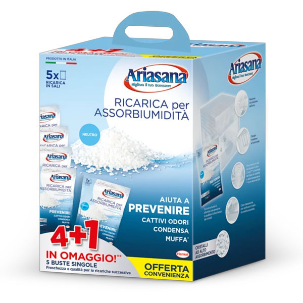 ASSORBIUMIDITA’ RIC.SALI NEUT. Pz 5 g 450 ARIASANA