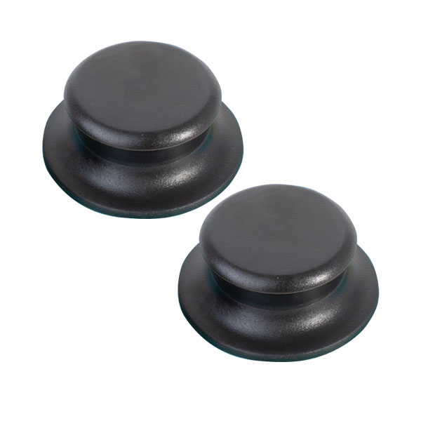POMOLO COPERCHI TONDO NER.mm 70×30 Pz 2 XTRA 12210