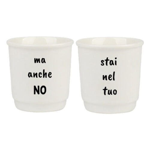 TAZZA CAFFE CERAMICA ANCHE NO      ml 90 Pz 2 SOOR
