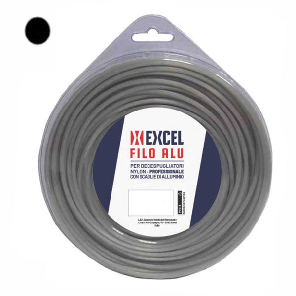 FILO NYLON TONDO ALU    mm 2,7 m 60    EXCEL 12189