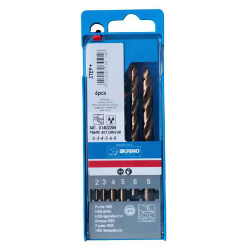 PUNTE HSS RETT.STEP  Sr Pz   6 mm 2/ 8 01402 KRINO