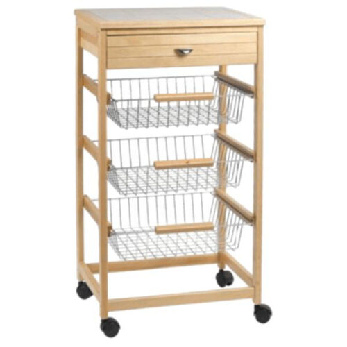 CARRELLO P.4 FAGGIO cm 45,5x36,5 h 87,5