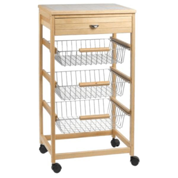 CARRELLO P.4 FAGGIO cm 45,5×36,5 h 87,5