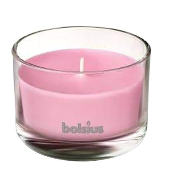 CANDELA BICCHIERE VANIGLIA mm 73 h 80 BOLSIUS