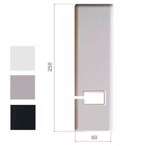 PLACCA ABS GRIGIO
