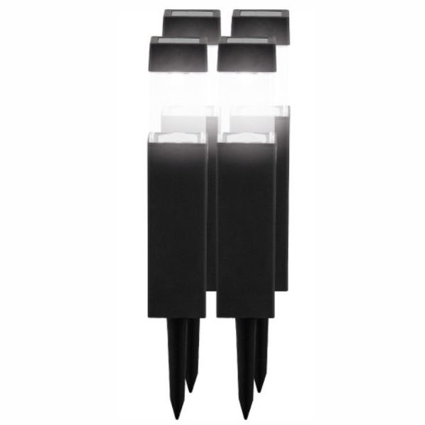 LAMPADA SOLARE LED SQUARE ABS  Pz 4 GL1070 EZSOLAR