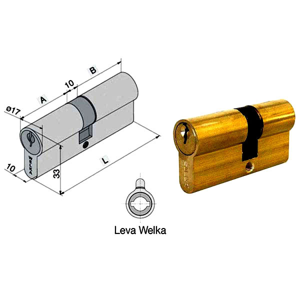 CILINDRO INFILARE  70-22-38      600.22.38   WELKA