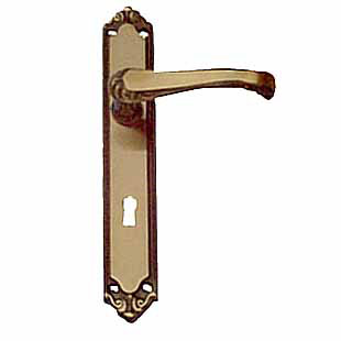 MANIGLIA LADY OTT FUME' PLACCA 8x70