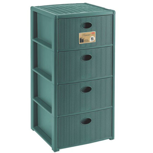 CASSETTIERA P.4 ELEGANCE GREEN 40x40 h 80 STEFANPL