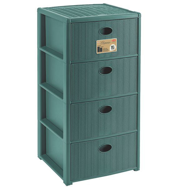 CASSETTIERA P.4 ELEGANCE GREEN 40×40 h 80 STEFANPL