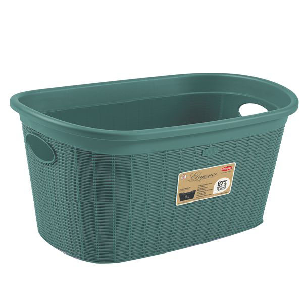 CESTA ELEGANCE GREEN 38x58 h 28 STEFANPL