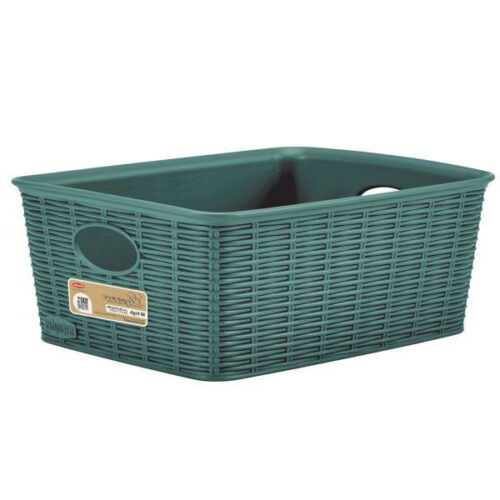 CESTINO ELEGANCE HIGH GREEN cm 36x29 h 13 STEFANPL