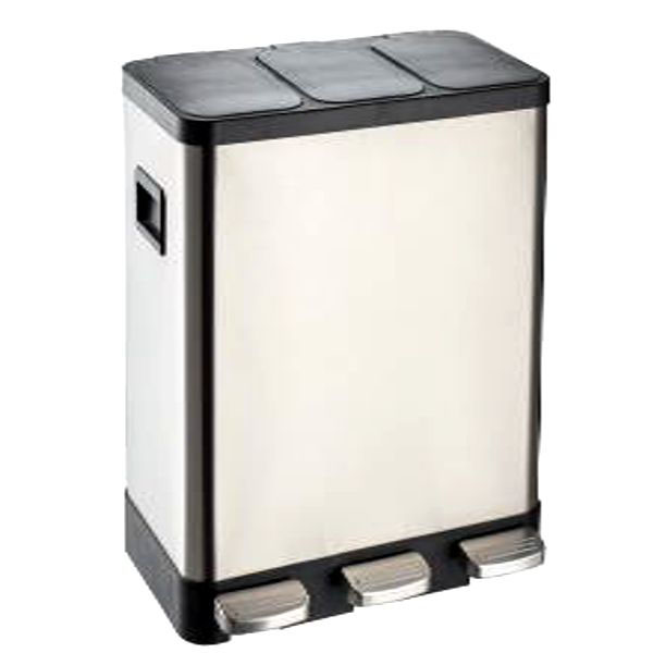 PATTUMIERA DIFFERENZIATA INOX 3    l 42 XTRA 11538